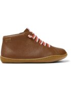 Camper Pantofi sport mid-cut din piele Peu Cami 8497 - Maro scortisoara/Roz pastel