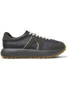 Camper Pantofi sport wedge cu segmente de piele nabuc Athens - Negru