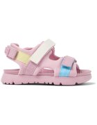 Camper Sandale cu inchidere velcro Oruga - Roz