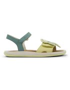 Camper Sandale de piele Bicho Twins - Verde