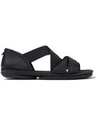 Camper Sandale de piele cu garnituri textile Right Nina 25753 - Negru