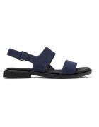 Camper Sandale de piele nabuc Edy - Albastru