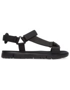 Camper Sandale din material textil Oruga - Negru