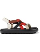Camper Sandale din material textil Pelotas Flota - Alb