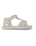 Camper Sandale din piele cu inchidere velcro Miko 711 - Alb