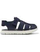 Camper Sandale fisherman de piele cu velcro - Bleumarin