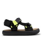 Camper Sandale uni cu velcro - Negru