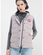 CANADA GOOSE Vesta cu umplutura de puf Freestyle - Gri deschis