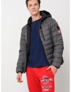Canadian Peak Jacheta cu gluga si model uni Alareak - Gri inchis