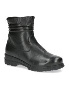Caprice Botine casual dama - piele naturala - negru