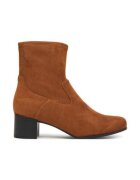 Caprice Botine dama pana la glezna - 305257086 - material textil - maro