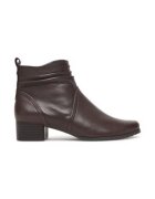 Caprice Botine dama - piele naturala - culoare maro