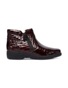 Caprice Botine dama - piele naturala - maro - cu fermoar -