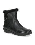 Caprice Ghete dama - casual - textil/piele naturala - negru