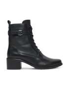 Caprice Ghete dama pana la glezna - 305256720 - piele naturala - negru