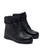 Caprice Ghete de dama - piele naturala - negru -