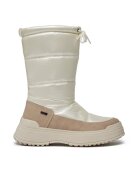 Caprice Ghete si cizme copii 303527761 - Piele naturala/Textil - Alb