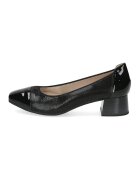 Caprice Pantofi cu insertii de piele - Negru