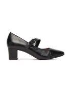 Caprice Pantofi cu toc dama - piele naturala - negru -