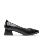 Caprice Pantofi cu toc de dama - 305062802 - piele naturala - negru