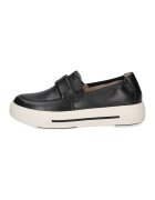 Caprice Pantofi loafer din piele cu platforma - Negru