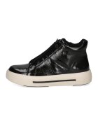 Caprice Pantofi sport flatform din piele lacuita - Negru