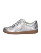 Caprice Pantofi sport wedge de piele - Argintiu