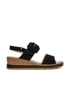 Caprice Sandale dama - 9-28753-42 - Piele naturala - Negru - Negru