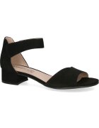 Caprice Sandale dama piele naturala - casual - toc jos - negru - Negru