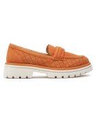 Caprice Tenisi dama - 30366351340 - Piele naturala - Portocaliu