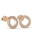Carlette Cercei din otel inoxidabil hipoalergenic - placati cu aur 14k Heavenly