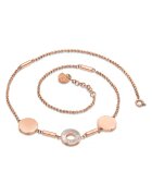Carlette Colier personalizabil - din otel inoxidabil hipoalergenic - placat cu aur 14k Le Collier