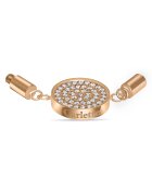 Carlette Talisman din otel inoxidabil hipoalergenic decorat cu pietre zirconia - placat cu aur 14k Irresistible