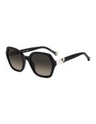 Carolina Herrera Ochelari de soare hexagonali cu lentile in degrade - Negru
