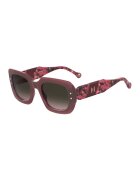 Carolina Herrera Ochelari de soare patrati cu lentile in degrade - Rosu stins