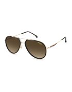 Carrera Ochelari de soare aviator unisex cu lentile in degrade - Auriu - Maro -