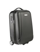 CarryOn Set Trolere - Policarbonat/ABS - 4 Roti Duble - OKOBAN - cifru TSA - SKYHOPPER - 3 Piese - Rose - Negru