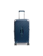 CarryOn Troler mare extensibil Trunk - policarbonat - 79x45x37 cm - bagaj de cala - cifru TSA - 4 roti cu suspensii - albastru - 79 cm