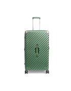 CarryOn Troler mare extensibil Trunk - policarbonat - 79x45x37 cm - bagaj de cala - cifru TSA - 4 roti cu suspensii - verde - 79 cm
