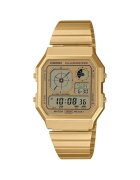 Casio Ceas A130WEG-9AEF - inox - auriu - 34mm - rezistent la apa 30m