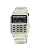 Casio Ceas dama CA-53WB-8B - crem - curea piele - stil retro
