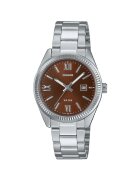 Casio Ceas dama LTP-1302DD - ion placat - afisaj data - 30.20x08.80mm - maro