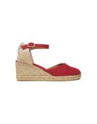 Castañer Espadrile dama 021655-604 - Textil - Rosu