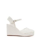 Castañer Espadrile dama 023115-200 - Textil - Alb