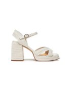 Castañer Espadrile dama 023116-200 - Textil - Alb