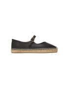 Castañer Espadrile dama 025701-100 - Piele naturala - Negru