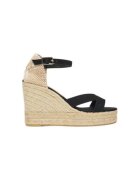 Castañer Espadrile dama 025761-100 - Textil - Negru