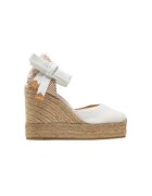 Castañer Espadrile dama 20961 - Textil - Alb