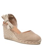 Castañer Espadrile dama model 21644 - material textil - culoare bej - Bej