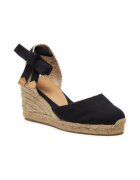 Castañer Espadrile dama - negru - material textil - platforma confortabila -